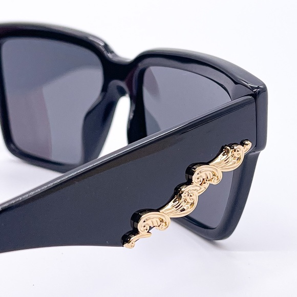 NEW DOLCE&GABBANA DG4436 501/87 WOMEN SUNGLASSES D&G DG4436 BLACK EYEWEAR - Picture 7 of 11